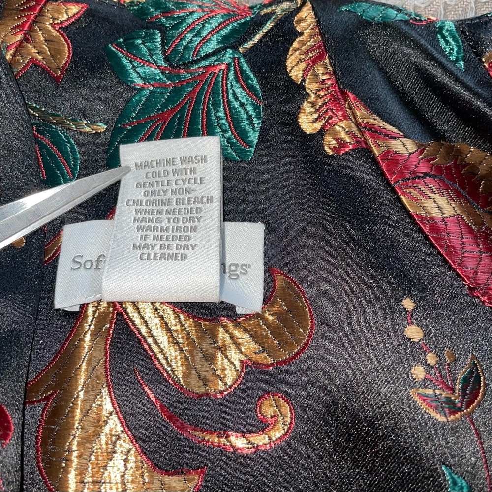 Soft Surroundings Moon Dynasty Brocade Jacquard Jacket - Picture 7 of 16